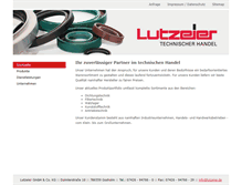 Tablet Screenshot of lutzeier.com